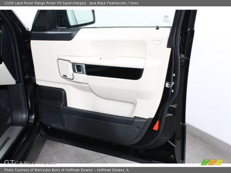 Java Black Pearlescent / Ivory 2008 Land Rover Range Rover V8 Supercharged