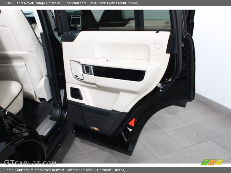 Java Black Pearlescent / Ivory 2008 Land Rover Range Rover V8 Supercharged