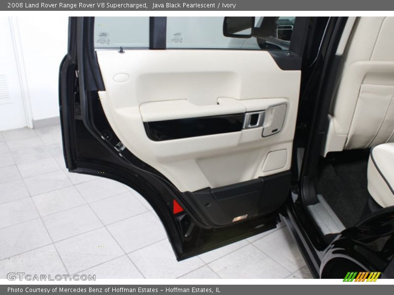 Java Black Pearlescent / Ivory 2008 Land Rover Range Rover V8 Supercharged