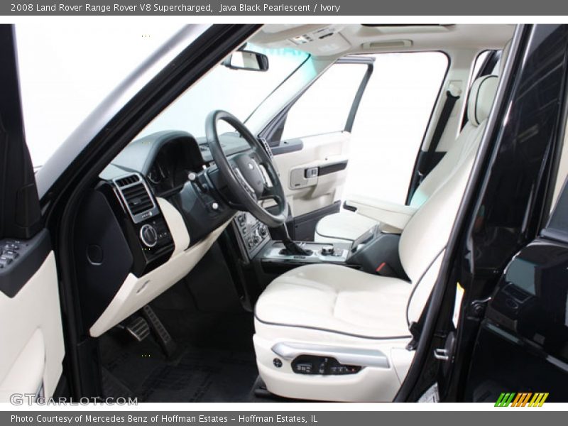 Java Black Pearlescent / Ivory 2008 Land Rover Range Rover V8 Supercharged