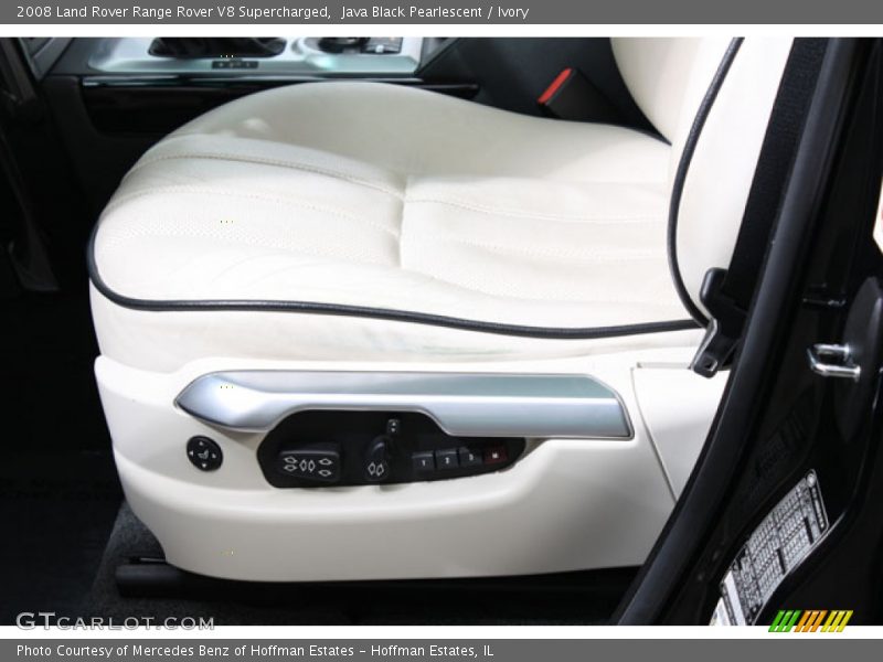 Java Black Pearlescent / Ivory 2008 Land Rover Range Rover V8 Supercharged