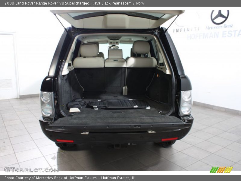 Java Black Pearlescent / Ivory 2008 Land Rover Range Rover V8 Supercharged