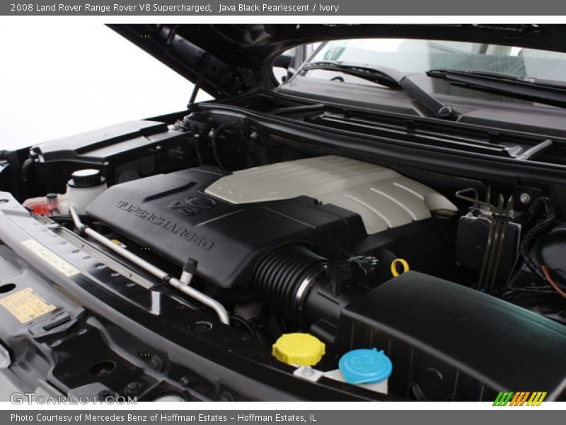 Java Black Pearlescent / Ivory 2008 Land Rover Range Rover V8 Supercharged