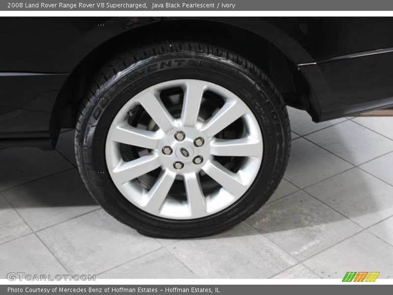 Java Black Pearlescent / Ivory 2008 Land Rover Range Rover V8 Supercharged