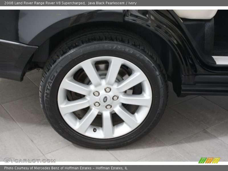 Java Black Pearlescent / Ivory 2008 Land Rover Range Rover V8 Supercharged