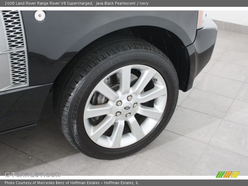 Java Black Pearlescent / Ivory 2008 Land Rover Range Rover V8 Supercharged