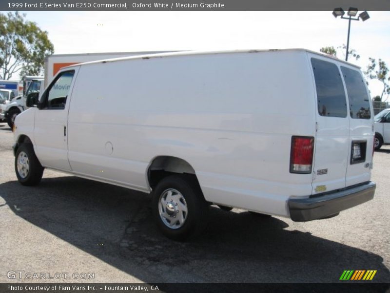 Oxford White / Medium Graphite 1999 Ford E Series Van E250 Commercial