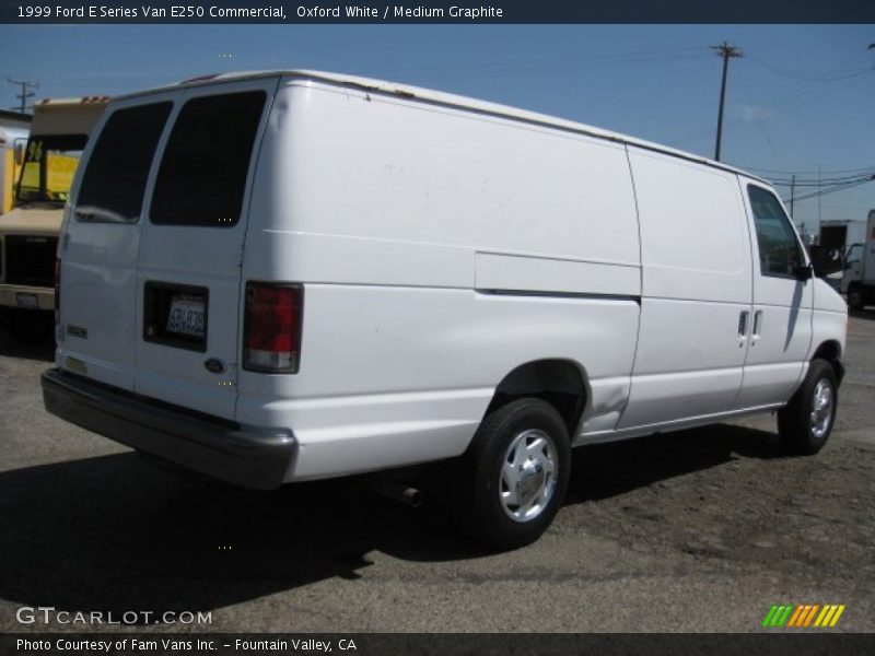 Oxford White / Medium Graphite 1999 Ford E Series Van E250 Commercial