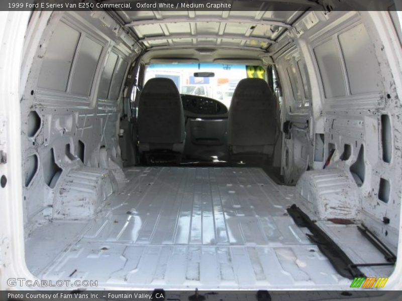 Oxford White / Medium Graphite 1999 Ford E Series Van E250 Commercial