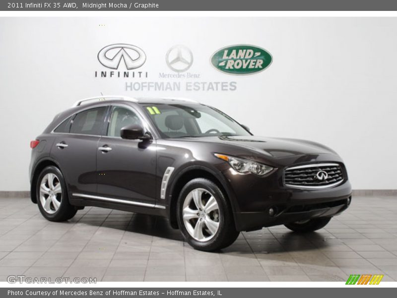 Midnight Mocha / Graphite 2011 Infiniti FX 35 AWD