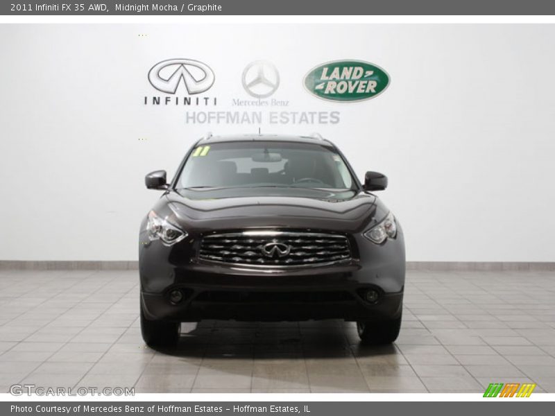 Midnight Mocha / Graphite 2011 Infiniti FX 35 AWD