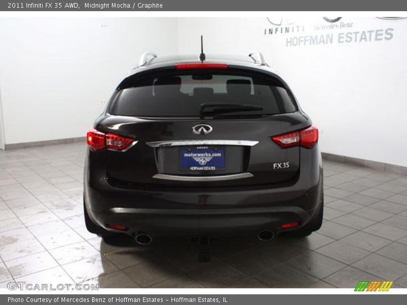 Midnight Mocha / Graphite 2011 Infiniti FX 35 AWD