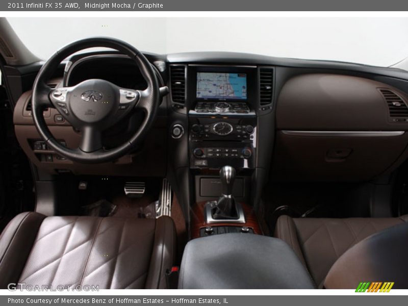 Midnight Mocha / Graphite 2011 Infiniti FX 35 AWD