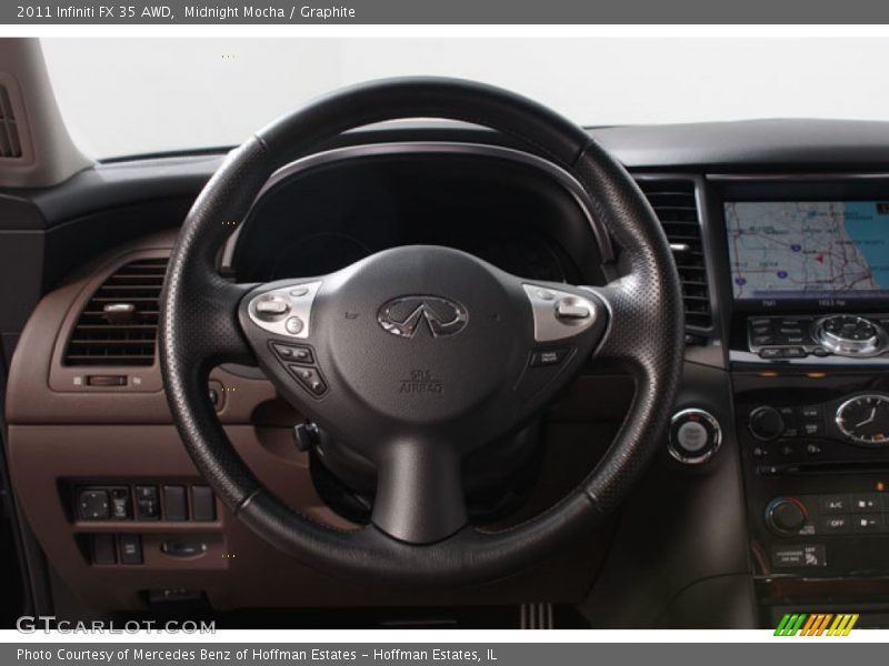 Midnight Mocha / Graphite 2011 Infiniti FX 35 AWD