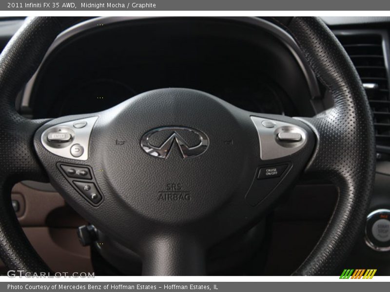 Midnight Mocha / Graphite 2011 Infiniti FX 35 AWD