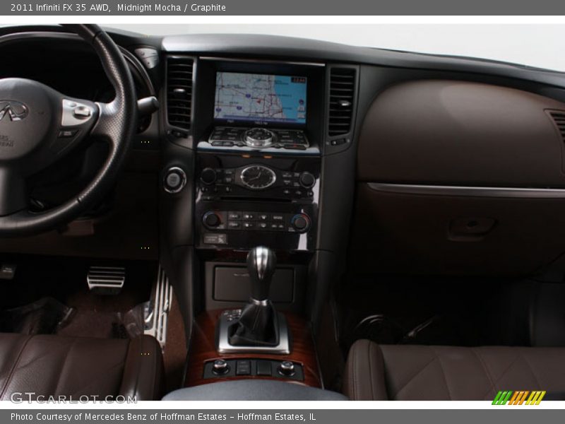 Midnight Mocha / Graphite 2011 Infiniti FX 35 AWD