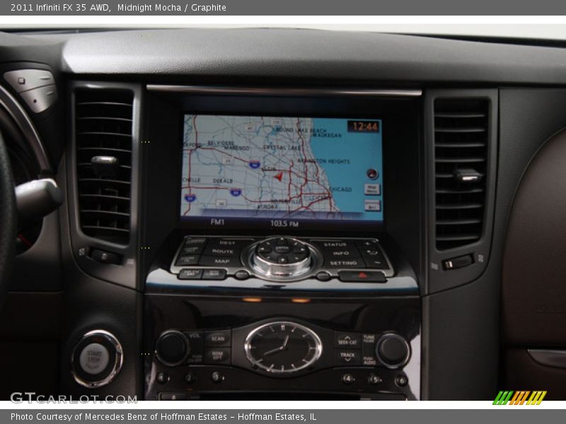 Midnight Mocha / Graphite 2011 Infiniti FX 35 AWD