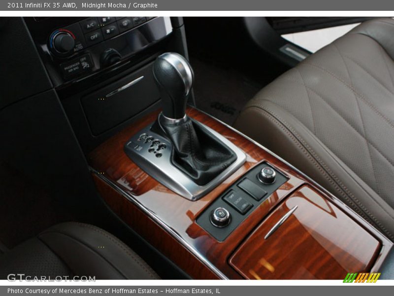 Midnight Mocha / Graphite 2011 Infiniti FX 35 AWD