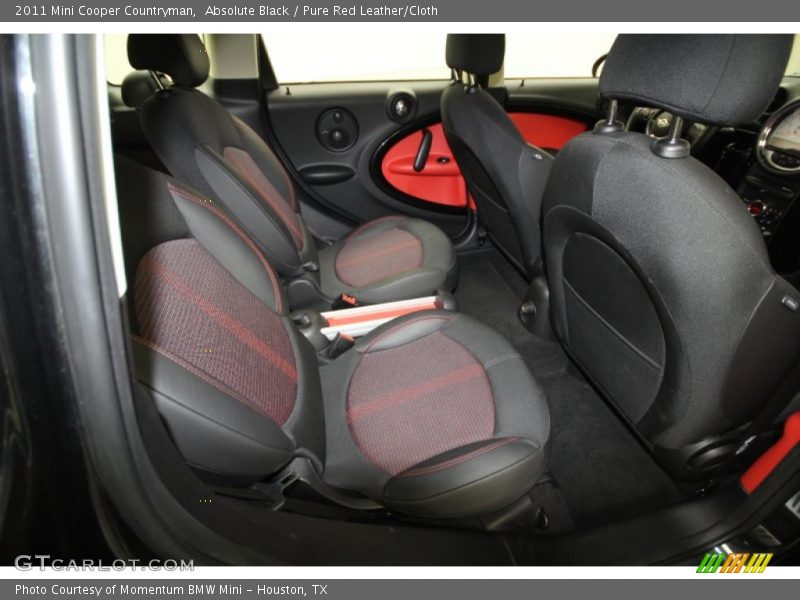  2011 Cooper Countryman Pure Red Leather/Cloth Interior