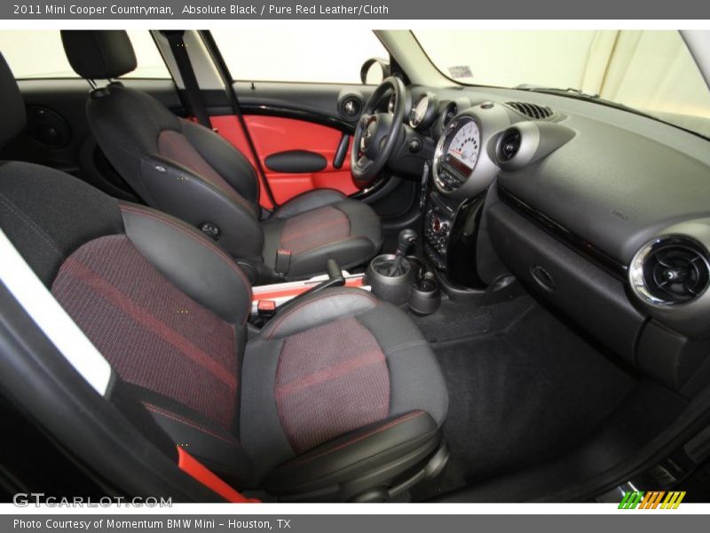 Front Seat of 2011 Cooper Countryman