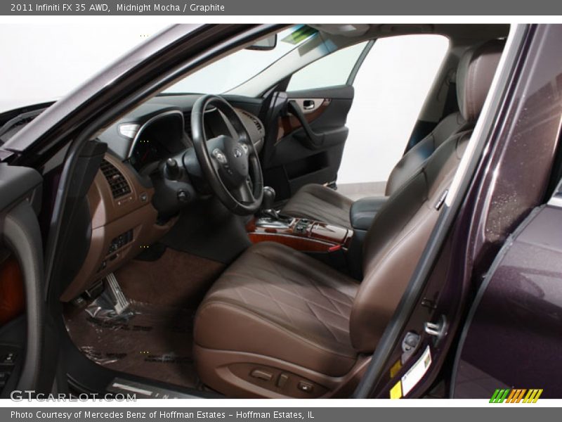 Midnight Mocha / Graphite 2011 Infiniti FX 35 AWD