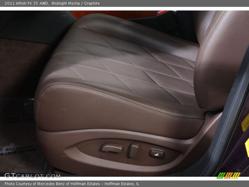 Midnight Mocha / Graphite 2011 Infiniti FX 35 AWD