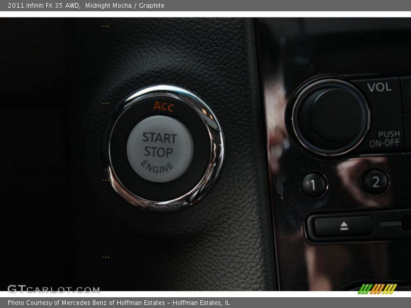 Midnight Mocha / Graphite 2011 Infiniti FX 35 AWD