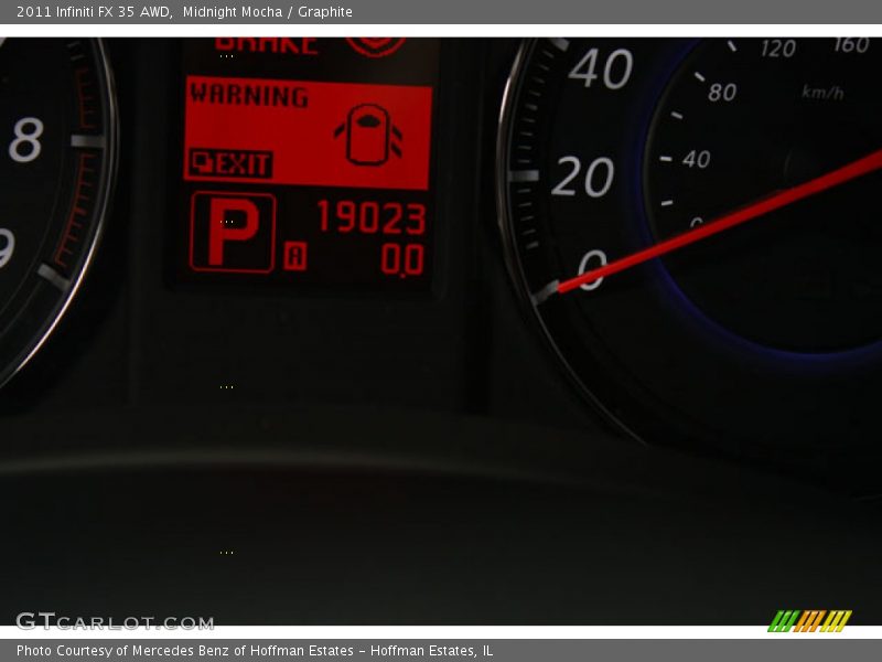 Midnight Mocha / Graphite 2011 Infiniti FX 35 AWD
