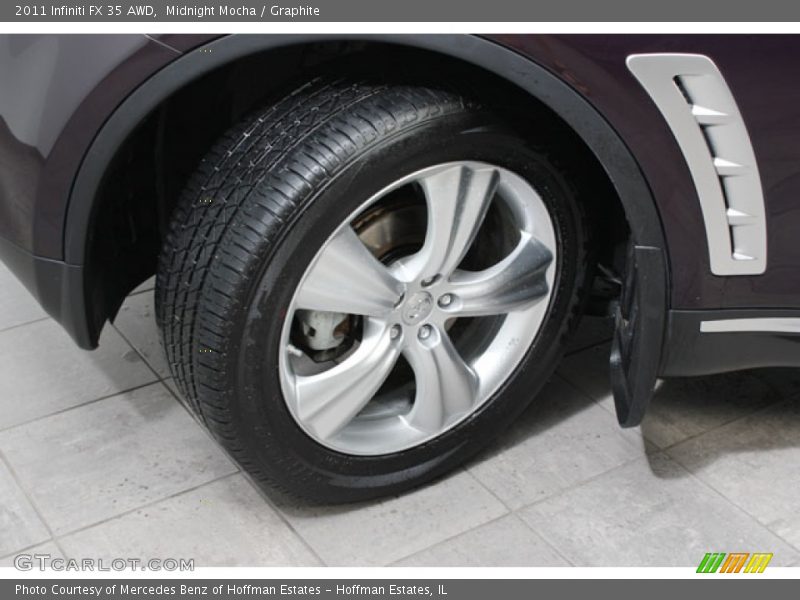 Midnight Mocha / Graphite 2011 Infiniti FX 35 AWD