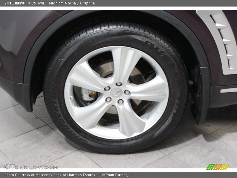 Midnight Mocha / Graphite 2011 Infiniti FX 35 AWD