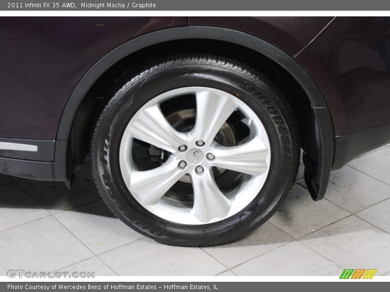 Midnight Mocha / Graphite 2011 Infiniti FX 35 AWD