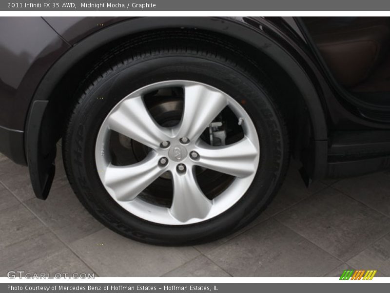 Midnight Mocha / Graphite 2011 Infiniti FX 35 AWD