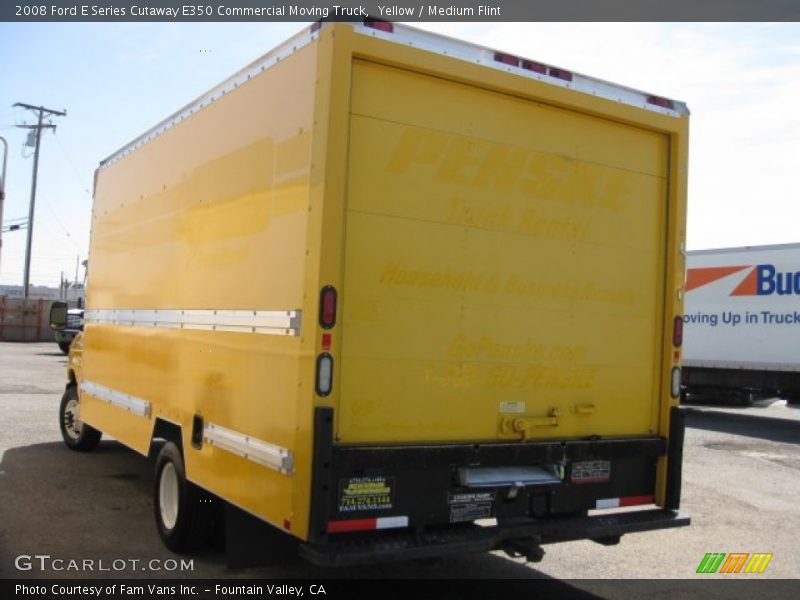 Yellow / Medium Flint 2008 Ford E Series Cutaway E350 Commercial Moving Truck