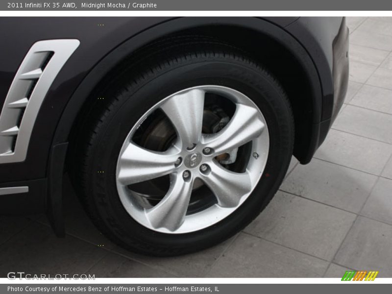 Midnight Mocha / Graphite 2011 Infiniti FX 35 AWD