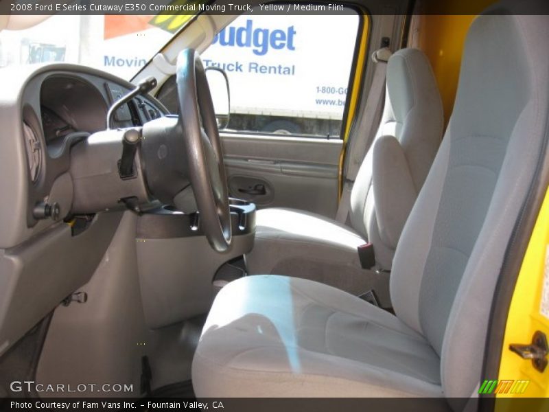 Yellow / Medium Flint 2008 Ford E Series Cutaway E350 Commercial Moving Truck