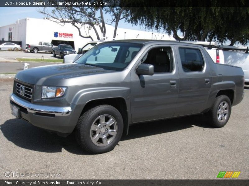 Nimbus Grey Metallic / Gray 2007 Honda Ridgeline RTL