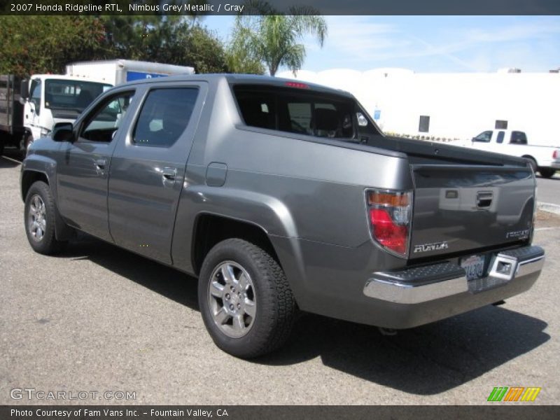 Nimbus Grey Metallic / Gray 2007 Honda Ridgeline RTL
