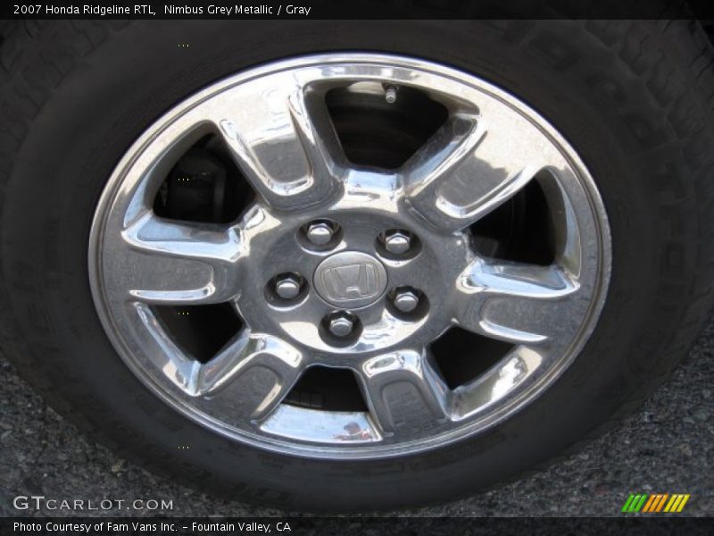 Nimbus Grey Metallic / Gray 2007 Honda Ridgeline RTL