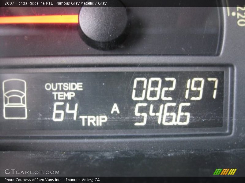 Nimbus Grey Metallic / Gray 2007 Honda Ridgeline RTL