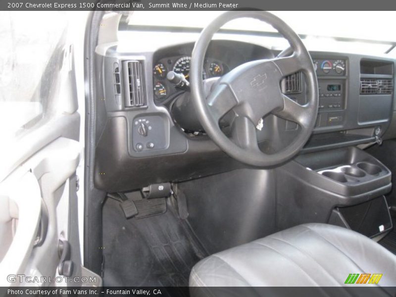 Summit White / Medium Pewter 2007 Chevrolet Express 1500 Commercial Van
