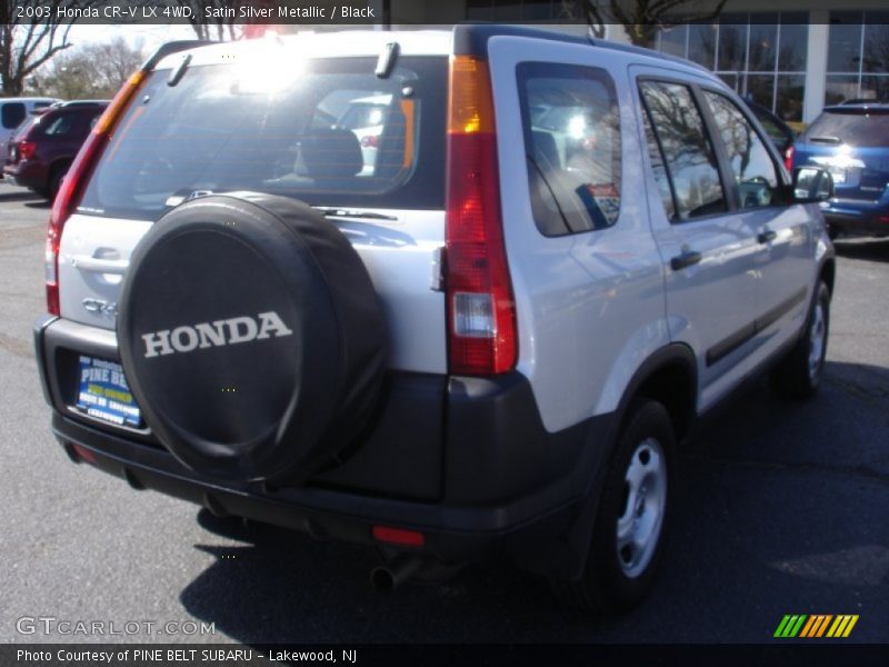 Satin Silver Metallic / Black 2003 Honda CR-V LX 4WD