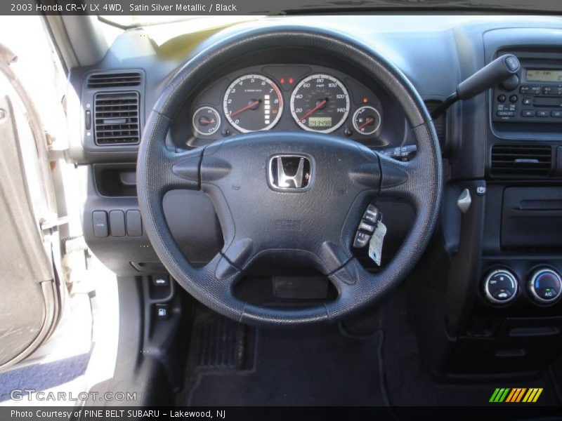 Satin Silver Metallic / Black 2003 Honda CR-V LX 4WD