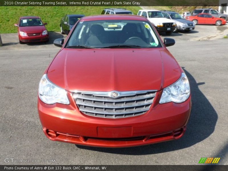 Inferno Red Crystal Pearl / Dark Slate Gray 2010 Chrysler Sebring Touring Sedan