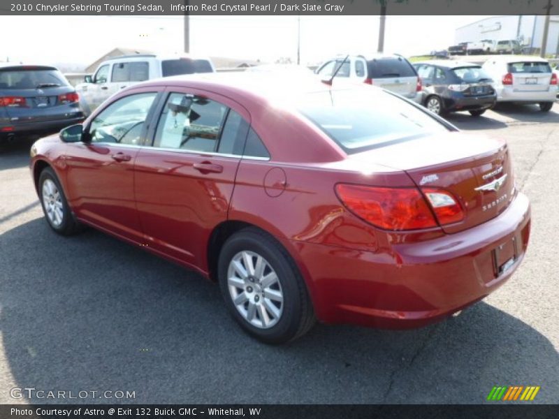 Inferno Red Crystal Pearl / Dark Slate Gray 2010 Chrysler Sebring Touring Sedan