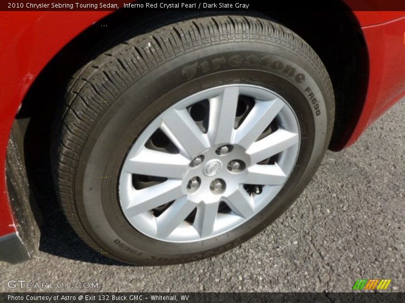 Inferno Red Crystal Pearl / Dark Slate Gray 2010 Chrysler Sebring Touring Sedan