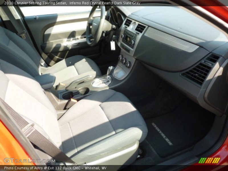 Inferno Red Crystal Pearl / Dark Slate Gray 2010 Chrysler Sebring Touring Sedan
