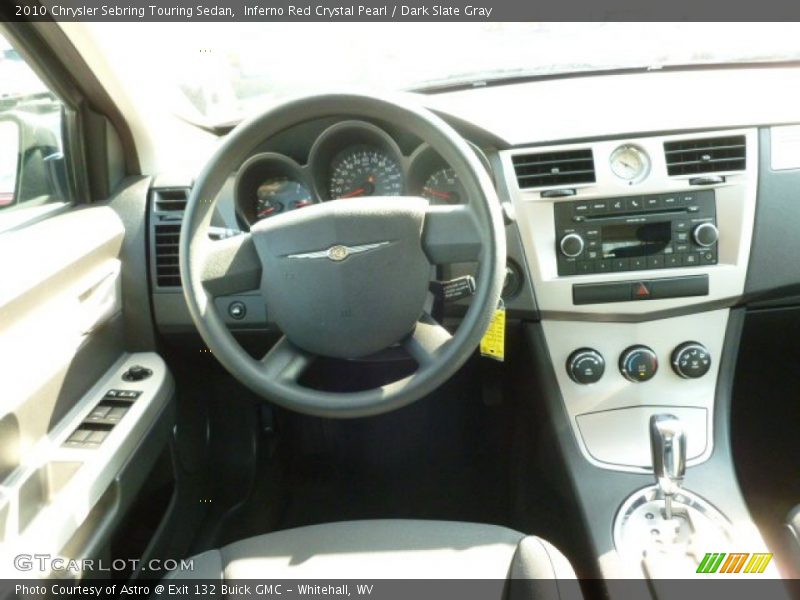 Inferno Red Crystal Pearl / Dark Slate Gray 2010 Chrysler Sebring Touring Sedan