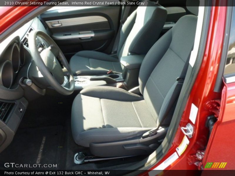 Inferno Red Crystal Pearl / Dark Slate Gray 2010 Chrysler Sebring Touring Sedan