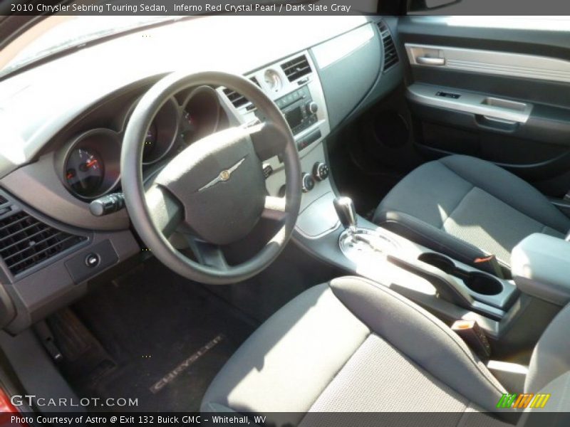 Inferno Red Crystal Pearl / Dark Slate Gray 2010 Chrysler Sebring Touring Sedan