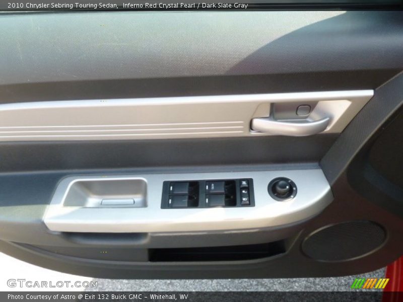 Inferno Red Crystal Pearl / Dark Slate Gray 2010 Chrysler Sebring Touring Sedan